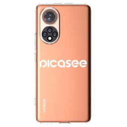 Átlátszó szilikon tok az alábbi mobiltelefonokra Huawei Nova 9 - Picasee - new logo - white