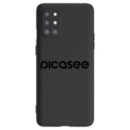 Fekete szilikon tok az alábbi mobiltelefonokra OnePlus 8T - Picasee - new logo - black