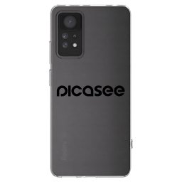 Átlátszó szilikon tok az alábbi mobiltelefonokra Xiaomi Redmi Note 11 Pro 5G - Picasee - new logo - black