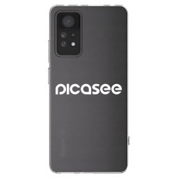 Átlátszó szilikon tok az alábbi mobiltelefonokra Xiaomi Redmi Note 11 Pro 5G - Picasee - new logo - white