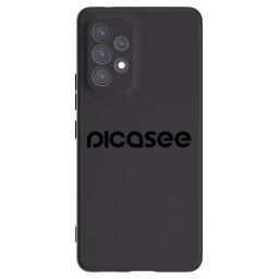 Fekete szilikon tok az alábbi mobiltelefonokra Samsung Galaxy A53 5G A536 - Picasee - new logo - black