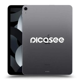 Átlátszó szilikon tok az alábbi táblagépre Apple iPad Air 5 10.9" 2022 - Picasee - new logo - white