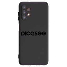 Fekete szilikon tok az alábbi mobiltelefonokra Samsung Galaxy A13 4G A135 - Picasee - new logo - black
