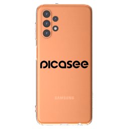 Átlátszó szilikon tok az alábbi mobiltelefonokra Samsung Galaxy A13 4G A135 - Picasee - new logo - black