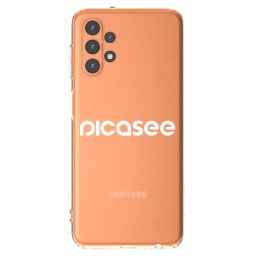 Átlátszó szilikon tok az alábbi mobiltelefonokra Samsung Galaxy A13 4G A135 - Picasee - new logo - white