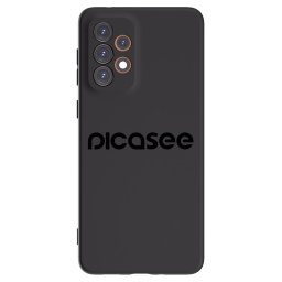 Fekete szilikon tok az alábbi mobiltelefonokra Samsung Galaxy A33 5G A336 - Picasee - new logo - black