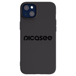 Fekete szilikon tok az alábbi mobiltelefonokra Apple iPhone 14 Plus - Picasee - new logo - black