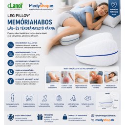 Leg Pillow memóriahabos láb- és térdtámasztó párna