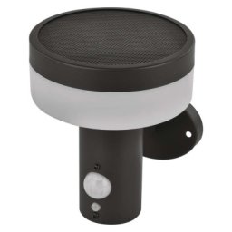 LED napelemes kerti fali lámpa TERION szürkületérzékelővel, 12,5 x 14,7 x 14,6 cm