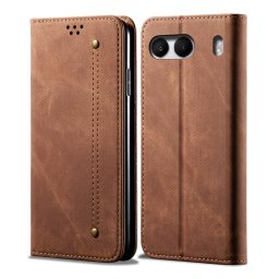 DENIM Pénztárcahuzat OnePlus Nord 4 5G barna színben