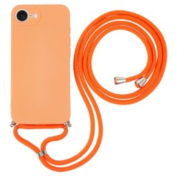 ROPE Kötél tok Apple iPhone 16e narancssárga