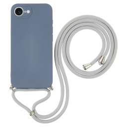 ROPE Tok Apple iPhone 16e szürke-kék zsinórral