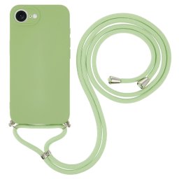 ROPE Tok Apple iPhone 16e világoszöld zsinórral