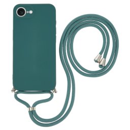 ROPE Tok Apple iPhone 16e sötétzöld zsinórral