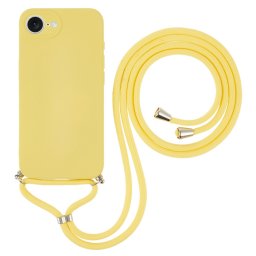ROPE Zsinóros tok Apple iPhone 16e sárga