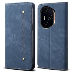 DENIM Pénztárca tok Honor 400 Pro 5G kék színben