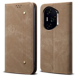 DENIM Pénztárca tok Honor 400 Pro 5G készülékhez, szürkésbarna