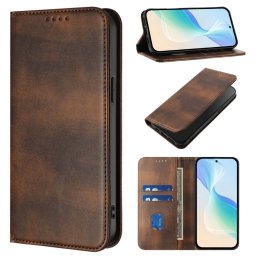 MAGNETIC Flip tok Motorola Edge 60 Pro barna színben