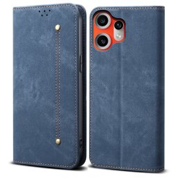 DENIM Pénztárca tok CMF Phone 2 Pro kék színben