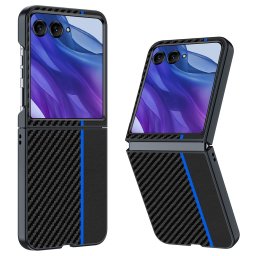 CARBON Védőtok Motorola Razr 60 Ultra kék színben