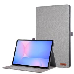 FABRIC Felhajtható tok Samsung Galaxy Tab S10 FE+ készülékhez, szürke