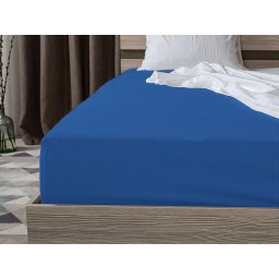 Jersey sötétkék lepedő EXCLUSIVE 180x200 cm