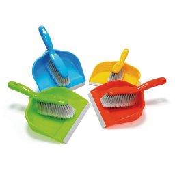 Készlet seprű lapát gumi rúddal DeLux Cleanex