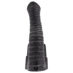 AnimHole Djumbo - elefánt ormány dildó - 18 cm (fekete)