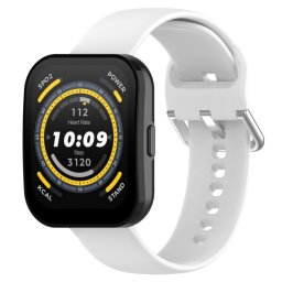SILICONE Cserélhető heveder Amazfit Bip 5 fehér