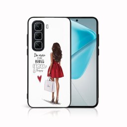 MY ART Védőtok Infinix Hot 50 5G RED DRESS (137)