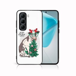 MY ART Karácsonyi dizájnnal ellátott tok Infinix Hot 50 5G MERRY CHRISTMAS (074)