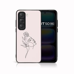 MY ART Védőtok Infinix Hot 50 ROSE GIRL (198)