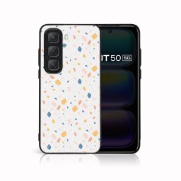 MY ART Védőtok Infinix Hot 50 ORANGE TERRAZZO (165)