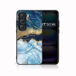 MY ART Védőtok Infinix Hot 50 BLUE MARBLE (141)
