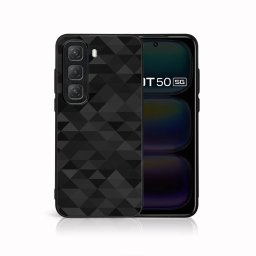 MY ART Védőtok Infinix Hot 50 BLACK TRIANGLES (232)