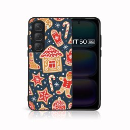 MY ART Karácsonyi dizájnnal ellátott Infinix Hot 50 CHRISTMAS (069) védőtok