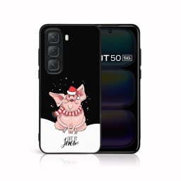 MY ART Karácsonyi dizájnnal ellátott Infinix Hot 50 LET IT SNOW (075) telefontok