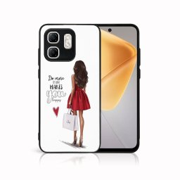MY ART Védőtok Infinix Hot 50i RED DRESS (137) készülékhez