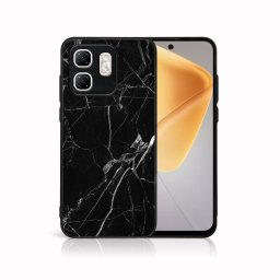 MY ART Védőtok Infinix Hot 50i BLACK MARBLE (142) készülékhez