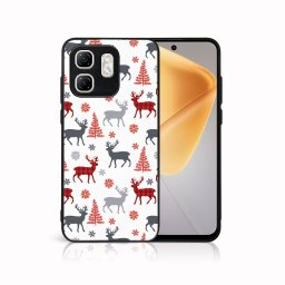 MY ART Karácsonyi dizájnú Infinix Hot 50i DEER (068) védőtok