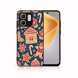 MY ART Karácsonyi dizájnú tok Infinix Hot 50i CHRISTMAS (069)