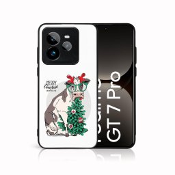 MY ART Karácsonyi dizájnnal ellátott Realme GT 7 Pro 5G MERRY CHRISTMAS (074) tok