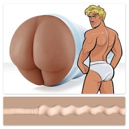 Fleshjack Fantasy Power Bottom Boy maszturbátor (squeeze betéttel)
