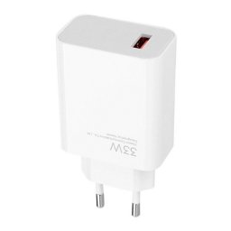 Hálózati töltő adapter, 33W, USB aljzat, gyorstöltés, PD, Xiaomi, fehér, gyári