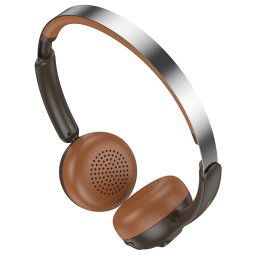 Hoco W62 Bluetooth 5.3 vezeték nélküli fejhallgató - barna-fekete
