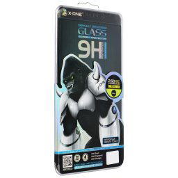 X-One 9H edzett üveg fekete szegéllyel Samsung Galaxy S25