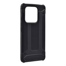 Defender szilikon telefonvédő (ütésállóság, légpárnás sarok, fémhatás) FEKETE Xiaomi Redmi Note 14 4G