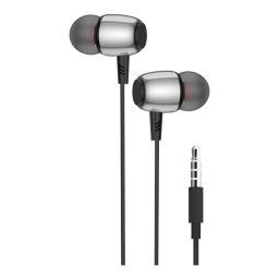 Blue Star M09 vezetékes fülhallgató mikrofonnal 3.5mm jack csatlakozóval - fekete