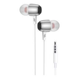 Blue Star M09 vezetékes fülhallgató mikrofonnal 3.5mm jack csatlakozóval - fehér