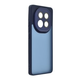 Szilikon telefonvédő (ütésállóság, akril hátlap, kameravédő) SÖTÉTKÉK Xiaomi Redmi Note 14 Pro 5G